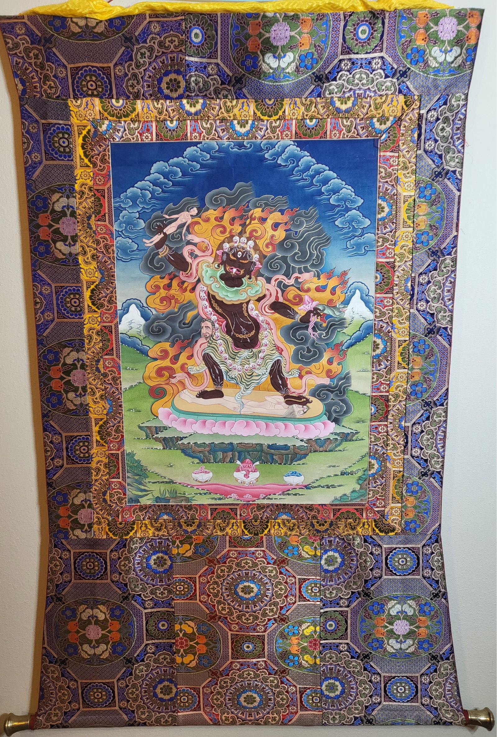 Ekajati Thangka, 56 X 33: Ekajati Thangka, 56 X 33