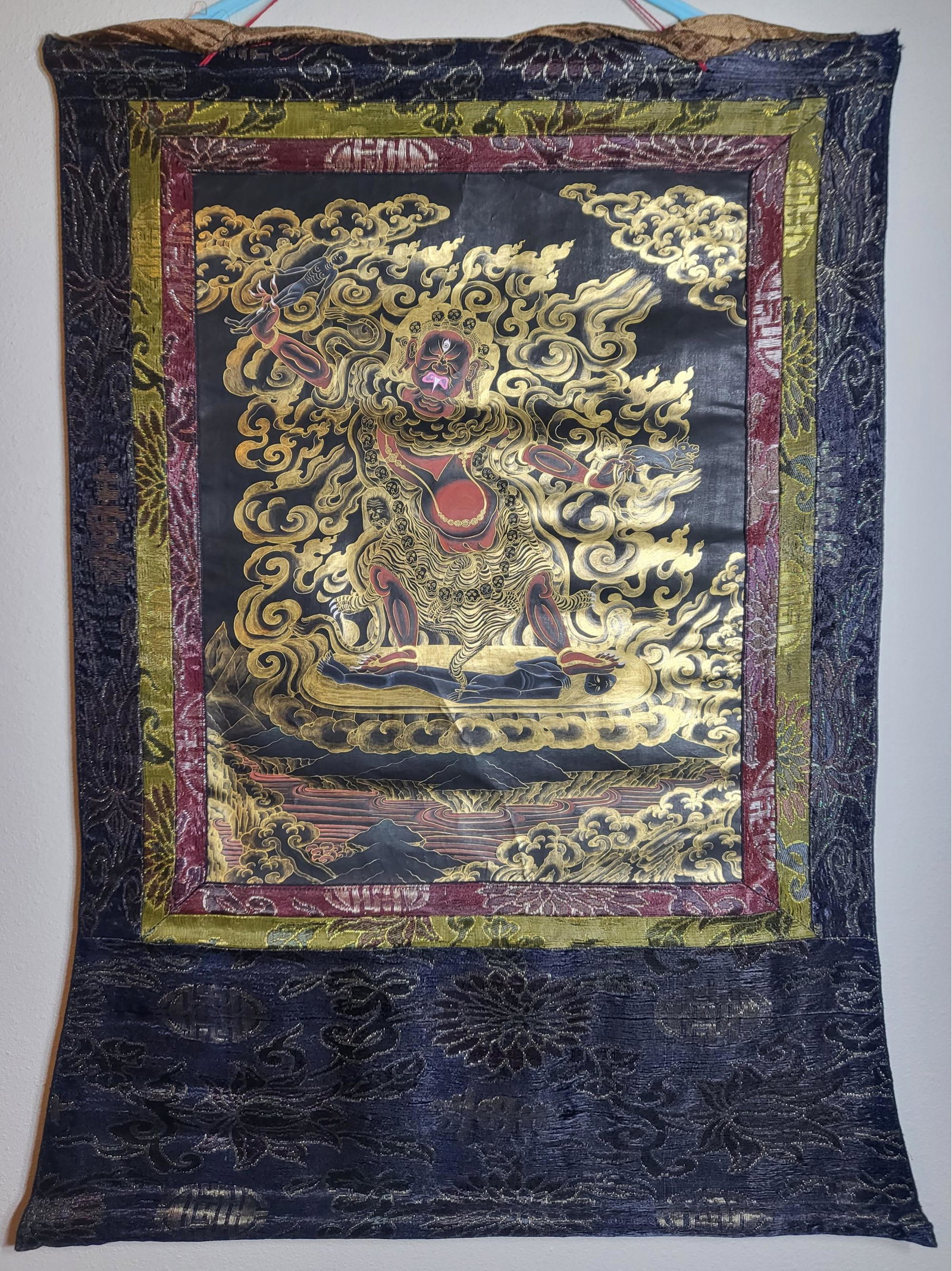 Ekajati Thangka, 34 X 25: Ekajati Thangka, 34 X 25