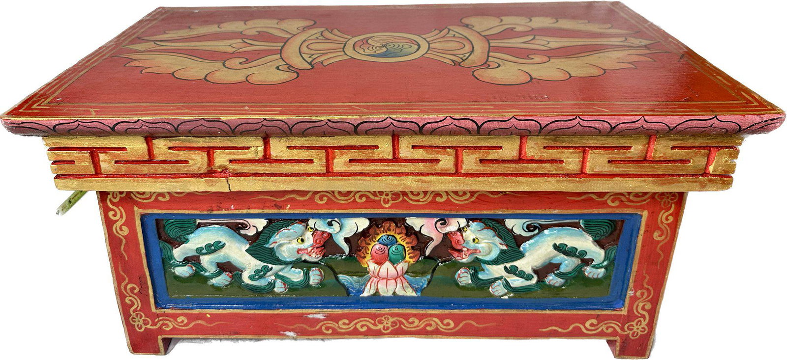 Foldable Tibetan Altar: 20x11x10 Some scratches