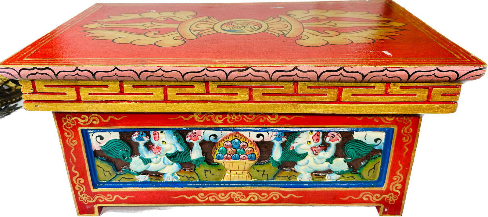 Tibetan Altar-foldable: 20x11x10 Some scratches