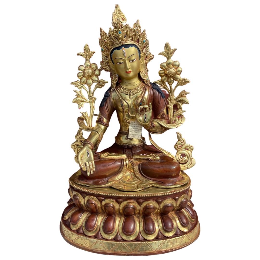 12 Goddess White Tara Brass Statue (1 of 7)