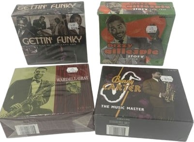 4 UNOPENED CD Box Sets- Dizzy Gillespie, Gettin Funky (1 of 5)