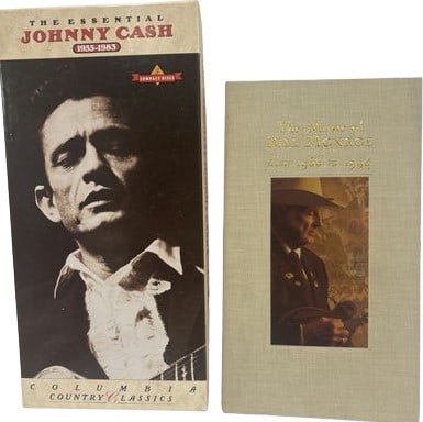 2 CD Box Sets- Johnny Cash, Bill Monroe (1 of 4)