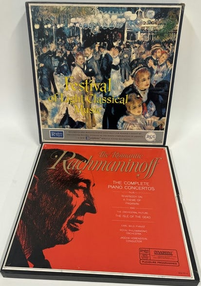 2 Vinyl Box Sets- Festival Of Light Classical Music, The Romantic Rachmaninoff And Many More (1 of 5)