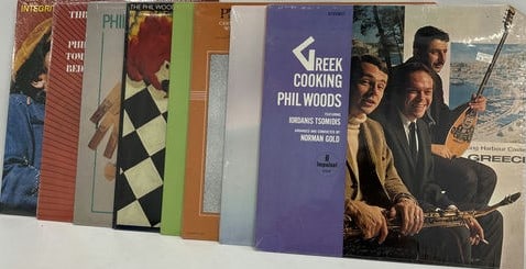 8 UNOPENED Phil Woods Vinyl Records (1 of 5)