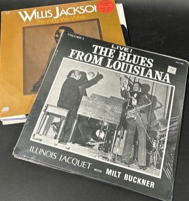 8 UNOPENED Vinyl Records- Willis Jackson And Illinois Jacquet (1 of 5)
