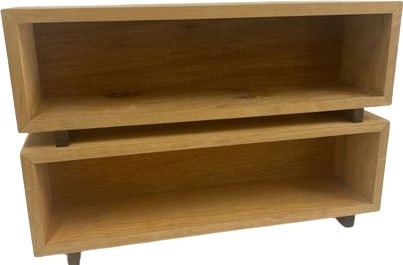 2 Wood CD Racks, 2 Of 2, 24x6x8H (1 of 3)