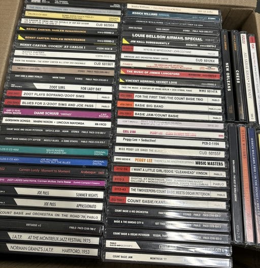60 CDs- Count Basie, Joe Pass, Zoot Sims, Peggy Lee, Kenny Davern, Joe Pass And Many More (1 of 5)