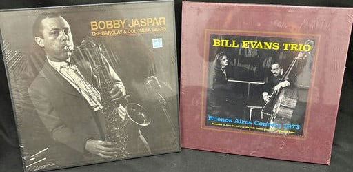 2 UNOPENED Vinyl Box Sets-Bill Evans Trio And Bobby Jaspar (1 of 3)