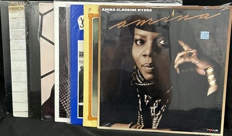 8 UNOPENED Vinyl Records-Duke Ellington, Townes Van Zandt, Amika Claudine Myers And Many More (1 of 5)