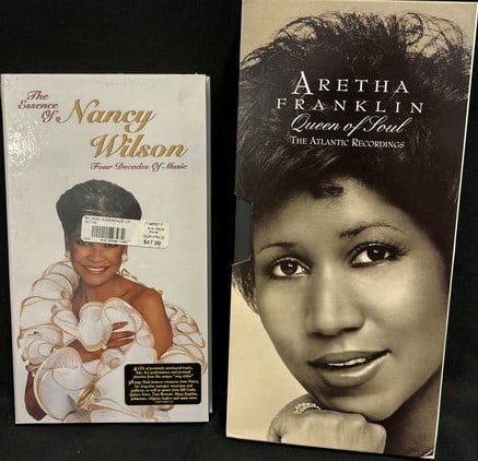 2 CD Box Sets- Unopened Nancy Wilson And Aretha Franklin (1 of 3)