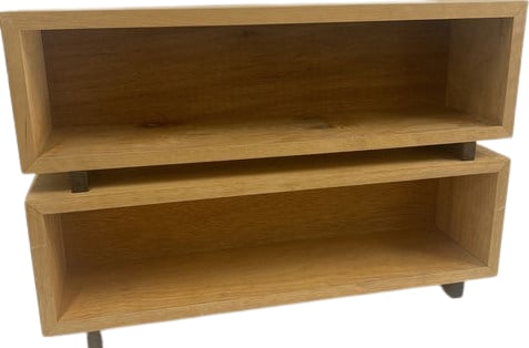 Pair Of Wood CD Racks 3 Of 4 (1 of 3)