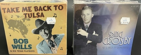 UNOPENED Bob Wills & Bing Crosby CD Sets (1 of 4)