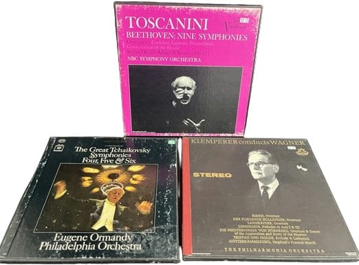Three Classical Music Vinyl Collections, Toscanini, Klemperer, Eugene Ormandy (1 of 4)