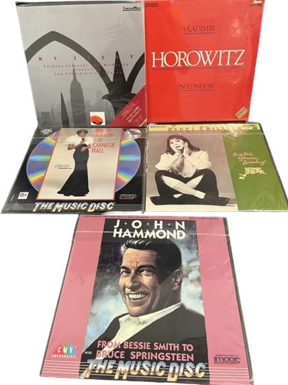 Five UNOPENED LaserDisc Vinyls- Nancy Wilson, Vladimir Horowitz & More! (1 of 6)