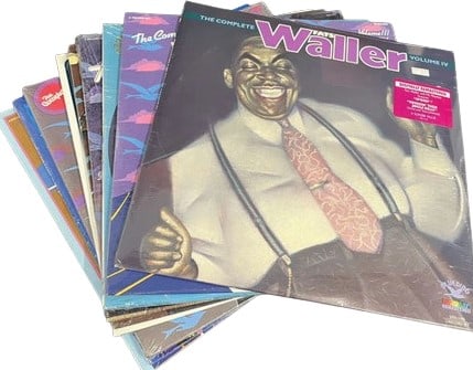 Nine UNOPENED Vinyls: Charlie Barnet, Sidney Bechet, Artie Shaw & Fats Waller. (1 of 5)