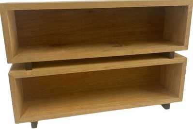 2 Wood CD Racks, 24x6x8H (1 of 3)