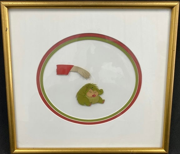 Hedgehog (alias Croquet Hall) Walt Disney Studios Original Hand Painted Production Cel Alice In (1 of 6)