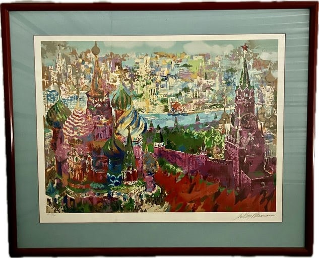 LeRoy Neiman RED SQUARE PANORAMA Signed And Numbered Serigraph 1987 31/175 Certified (1 of 7)