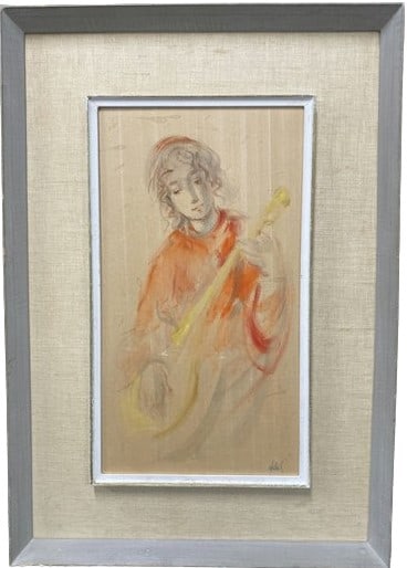 Framed Artwork Signed By Artist, Hibel (18.5x26.5) (1 of 5)