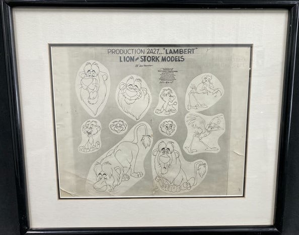 Models - Lambert And Stork Lambert The Sheepish Lion - Certified: (19x16.5)