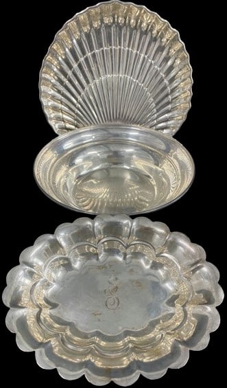 Sterling Silver Serving Platters  (2lbs 2oz) (1 of 11)