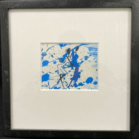 Contemporary Print Of Dancers (13x13): Contemporary Print Of Dancers (13x13)