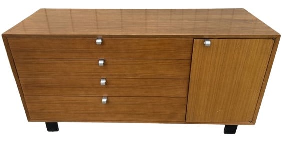 1950's George Nelson For Herman Miller Credenza -  56Lx18.5Wx30H (1 of 5)