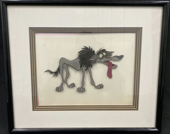 Original Hand Painted Production Cel Of The Wolf Disney Studios The Sword And The Stone Circa 1963 (1 of 6)