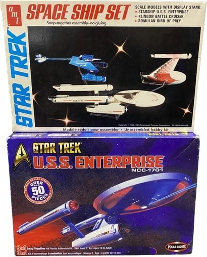 Vintage Star Trek Model Assembly Kits  (1 of 9)