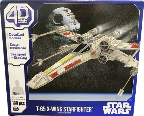 T-65 X-Wing Starfighter Cardstock Model Kit From 4D Build (1 of 5)