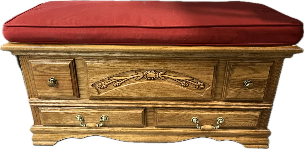 Storage Bench - 46Lx18Wx20.5H: Local Pickup in Loveland Colorado : Friday, August 23th from 10:00 AM to 6:00 PM. If you need shipping, please email us at contact@estateinventoryservices.com immediately after the auction. We cannot 