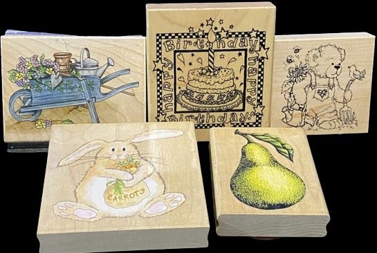 Large Collection Of Rubber Stamps  (1 of 4)