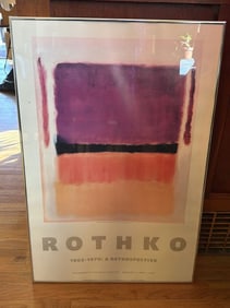 A Retrospective By Rothko 1903 - 1970, Size: 33" Height