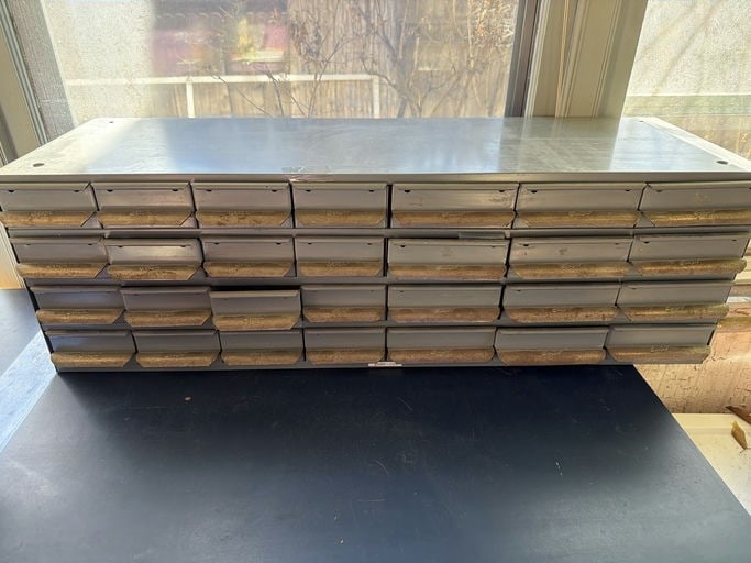 Equipto Multi-drawer Metal Parts Organizer/storage Cabinet, Size: 10.5x11.5" Height (1 of 6)