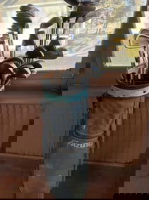 Set Of Crown Viper Oversize Golf Clubs In A Mizuno Bag.