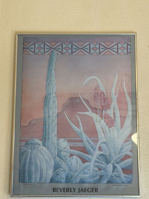 Beverly Jaeger Prophecy Southwest Santa Fe 1982 Poster, Size: 24.5" Height (1 of 2)