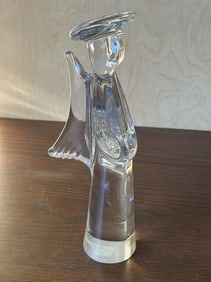 Lead Crystal Angel Figurine, Size: 11" Height