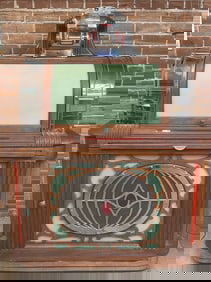 Rare Custom Executive Desk Reimagined from a Vintage Wurlitzer 1015 "Bubbler" Jukebox