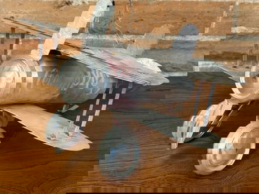 Airplane Recycled Aluminum Coca-Cola Cans. Size: 11" Length