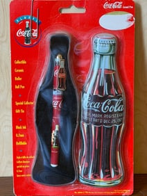 1996 Coca-Cola Collectible Pen and Case Set