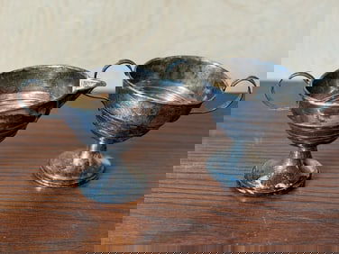 Silver Creamer and Sugar Bowl Set