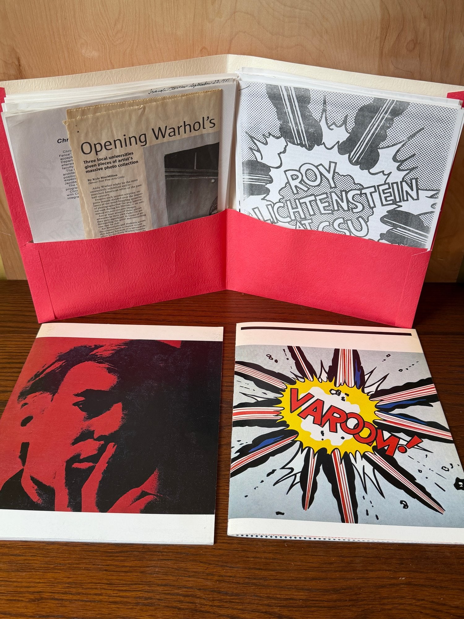 CSU Pop Art Exhibition Archive: Warhol (1981) & Lichtenstein (1982): This rare and comprehensive archive documents the landmark visits of Andy Warhol and Roy Lichtenstein to Colorado State University (CSU) in the early 1980s, an era that transformed the universityâ€