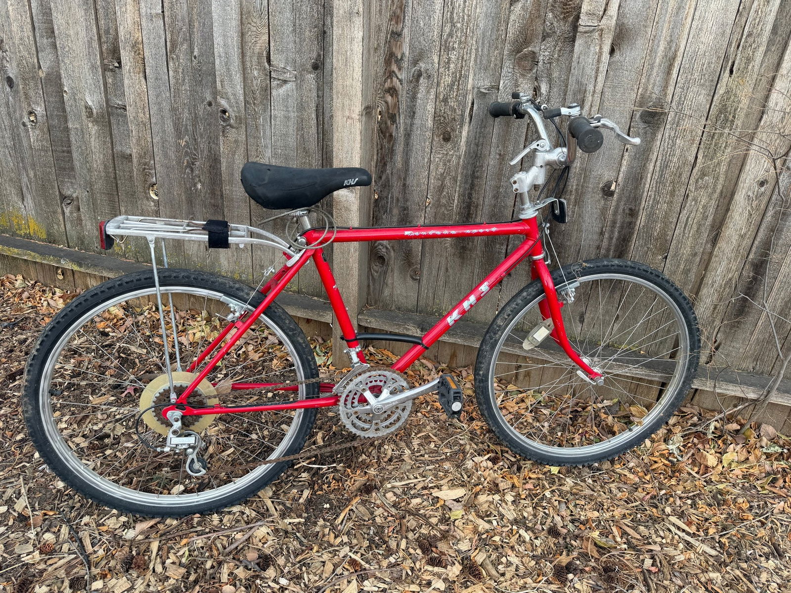 Vintage KHS Montana Summit Mountain Bike â€“ Red Steel Frame (1 of 2)