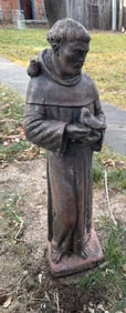 Cast Stone St. Francis Garden Statue