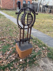 Industrial Gear Desktop Sculpture