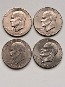 Eisenhower Dollar Coins (including Bicentennial)