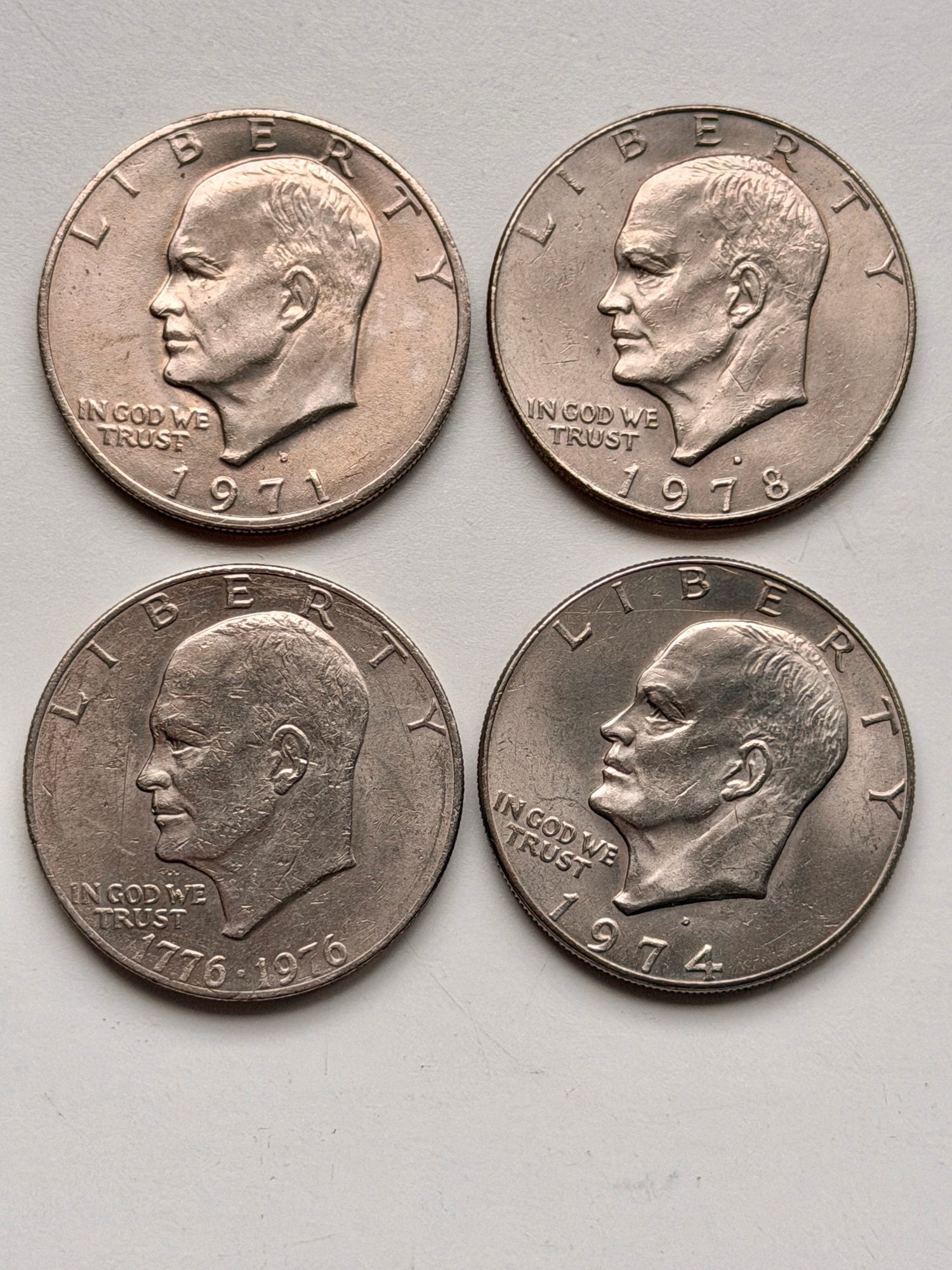 Eisenhower Dollar Coins (including Bicentennial) (1 of 2)