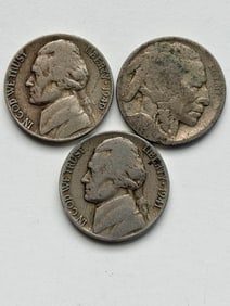US Nickels including Buffalo and Jefferson Issues