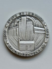 Indiana Sesquicentennial Commemorative Medal (1816–1966)